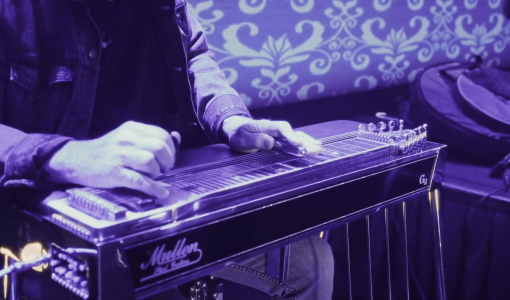 Steel Guitar Purple Bulletproof